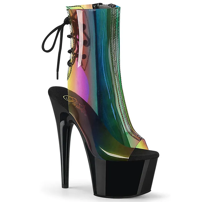 ADORE1018 Rainbow PVC Heel Pleaser Female Sex Toys