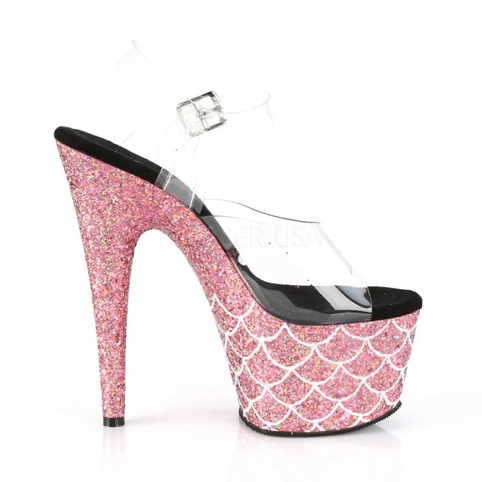 ADORE-708 Glitter Mermaid Heel | Pleaser Vibrators