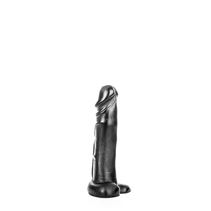 All Black Dildos | All Black - Zwarte realistische dildo - 22 cm