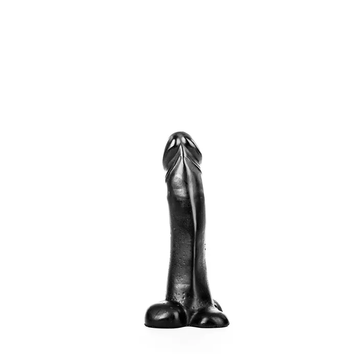 All Black Dildos | All Black - Zwarte realistische dildo - 22 cm