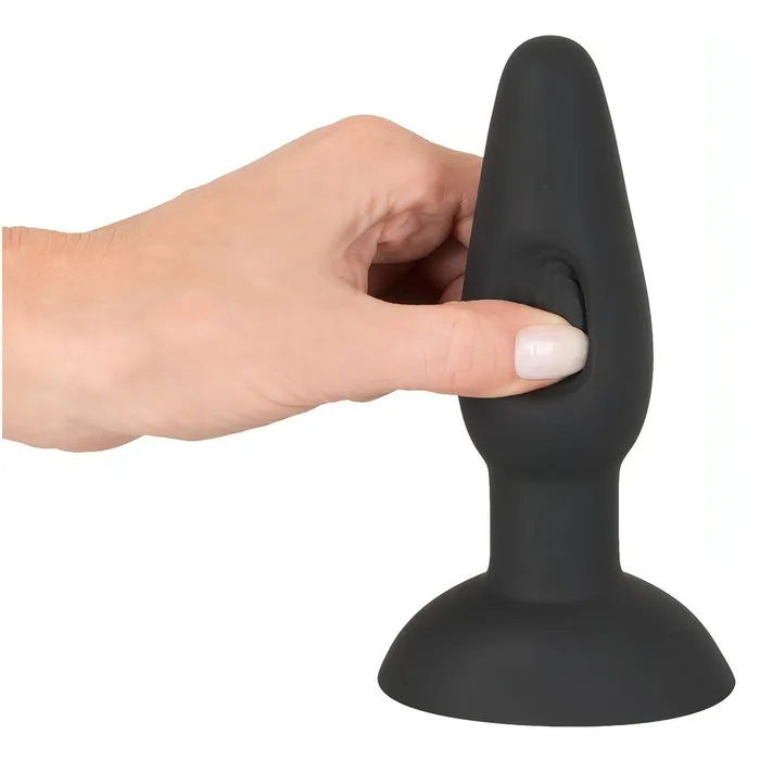 Anal | Black Velvets Thumping Rectum Butt Plug Anale con funzione di pulsazione e vibrazione - Wireless