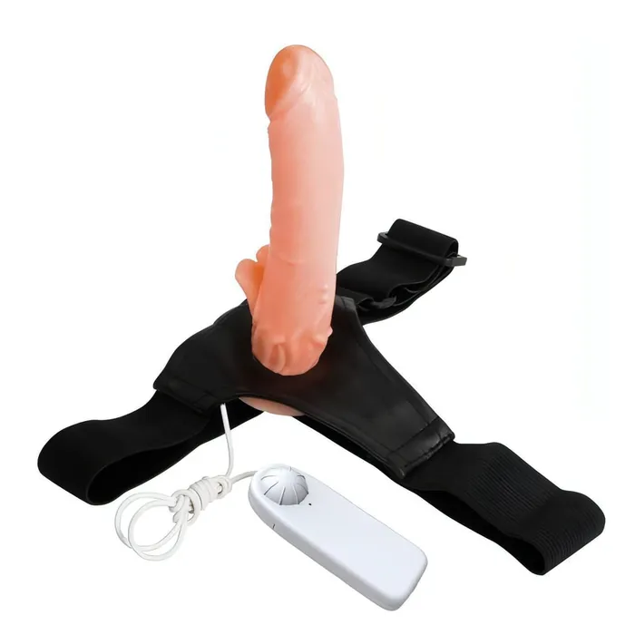 Baile Female Sex Toys | Strap-on Hollow vibrante con sitmolatore clitorideo