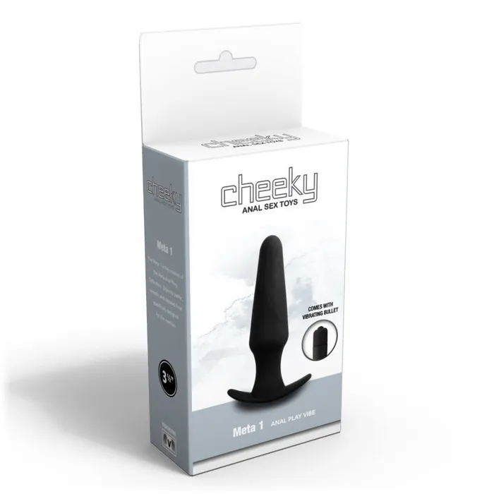 Cheeky Meta Long Vibrating Anal Toys Eden Novelties Male Sex Toys