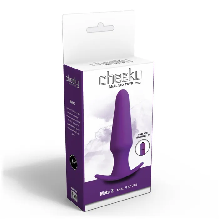 Cheeky Meta Long Vibrating Anal Toys | Eden Novelties Male Sex Toys