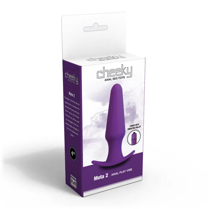 Cheeky Meta Long Vibrating Anal Toys | Eden Novelties Male Sex Toys