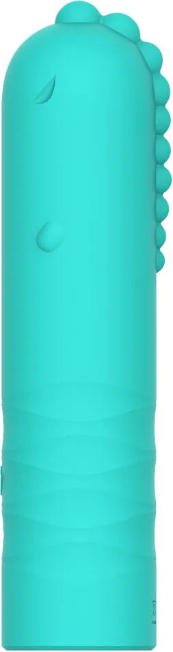 Delfi Toys Limitless - BV1 - Bullet Vibrator met Ribbels voor Extra Stimulatie - Turquoise | Female Sex Toys