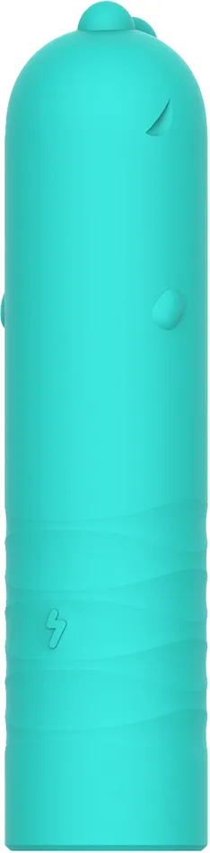 Delfi Toys Limitless - BV1 - Bullet Vibrator met Ribbels voor Extra Stimulatie - Turquoise | Female Sex Toys