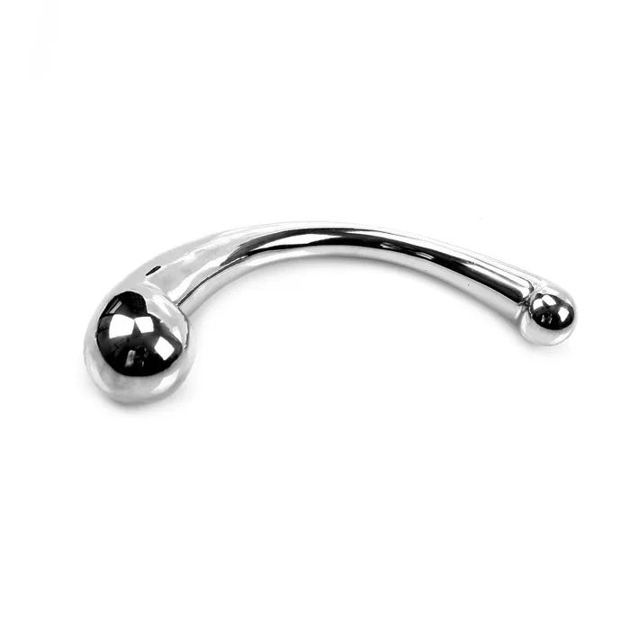 Dildos | Kiotos Steel - Pure RVS Dildo Curved - Zilver - Kiotos