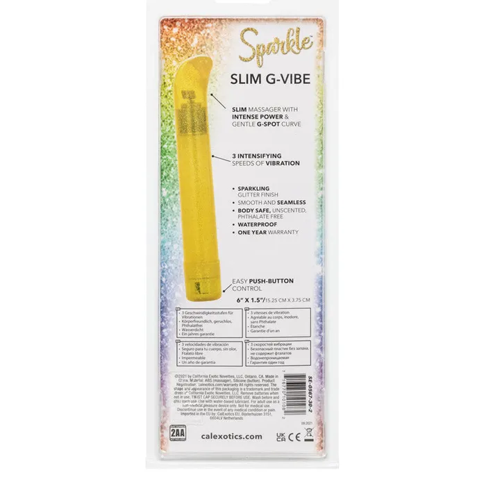 Female Sex Toys | Sparkle Slim G-Vibe - California Exotic