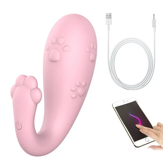 Female Sex Toys | YSGLIFE Cute APP Bluetooth Vibrators Clitoris Vagina Massager Wireless Remote Sex Toys for Women Female Masturbation Machine Adults Shop