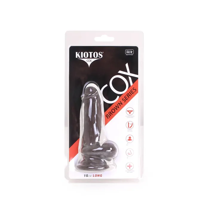 Kiotos Cox - Dildo 15 x 3 cm - Bruin | Kiotos COX Dildos