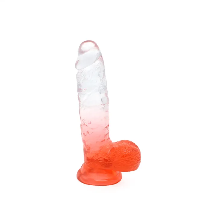 Kiotos COX Dildos Kiotos Cox Color Gekleurde Dildo 08 185 x 4 cm TransparantRood