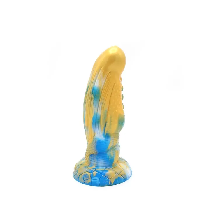 Kiotos Monstar Kiotos Monstar - Dildo Beast nr. 16 - 21 x 7 cm - Goud/Blauw/Wit | Dildos