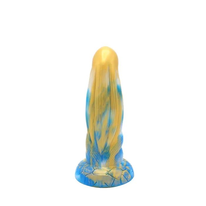 Kiotos Monstar Kiotos Monstar - Dildo Beast nr. 16 - 21 x 7 cm - Goud/Blauw/Wit | Dildos