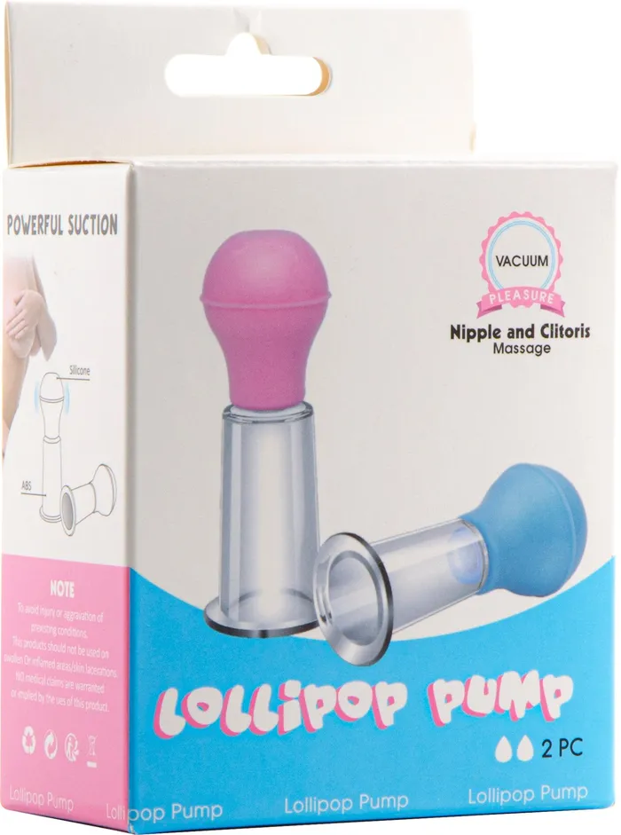 Klipon Basics Male Sex Toys | Lollipop Pump - Tepelzuigers - Blauw