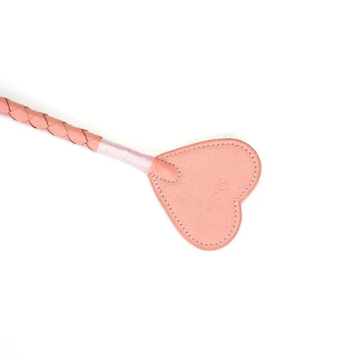 Liebe Seele Vibrators | Liebe Seele - Pink Dream Riding Crop - Paardrijzweepje Leer - Roze