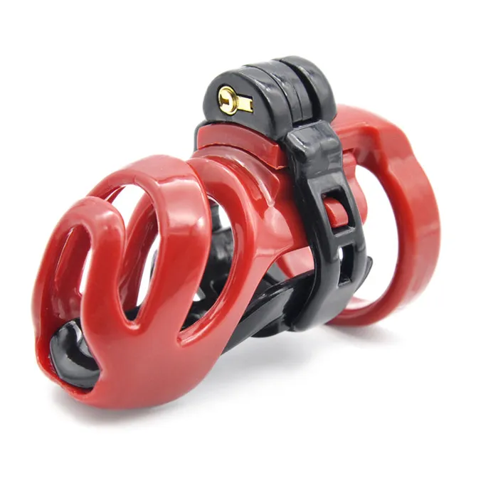 Male Sex Toys | Brutus Brutus - Kuisheidskooi - Peniskooi - Cyborg Chastity Cage - Zwart/Rood