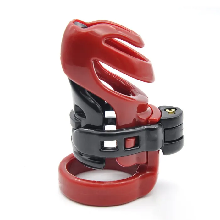 Male Sex Toys | Brutus Brutus - Kuisheidskooi - Peniskooi - Cyborg Chastity Cage - Zwart/Rood