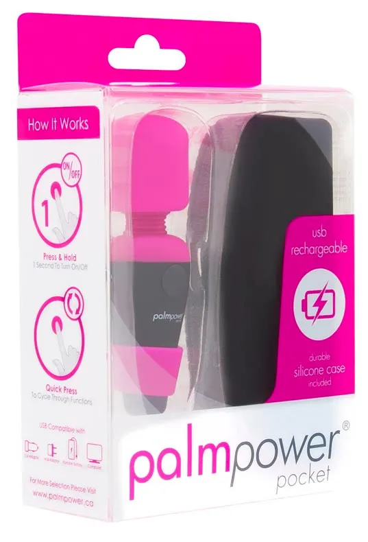 Palmpower Pocket Wand Massager | BMS Enterprises Vibrators