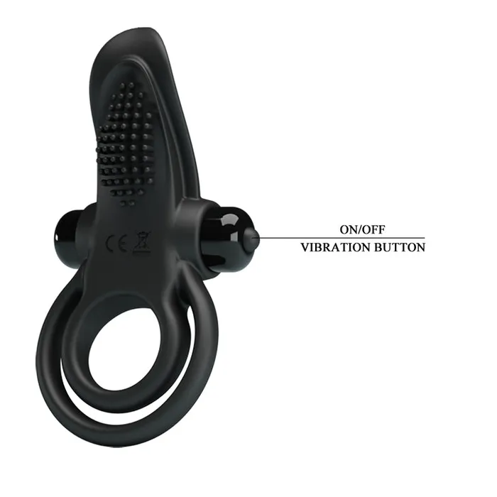 Pretty Love Male Sex Toys | Vibration Penis Ring Nero