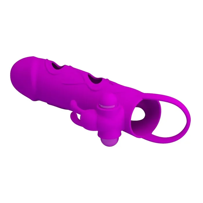 Pretty Love Vibrators | Guaina deisgn con stimolatore clitorideo - Viola