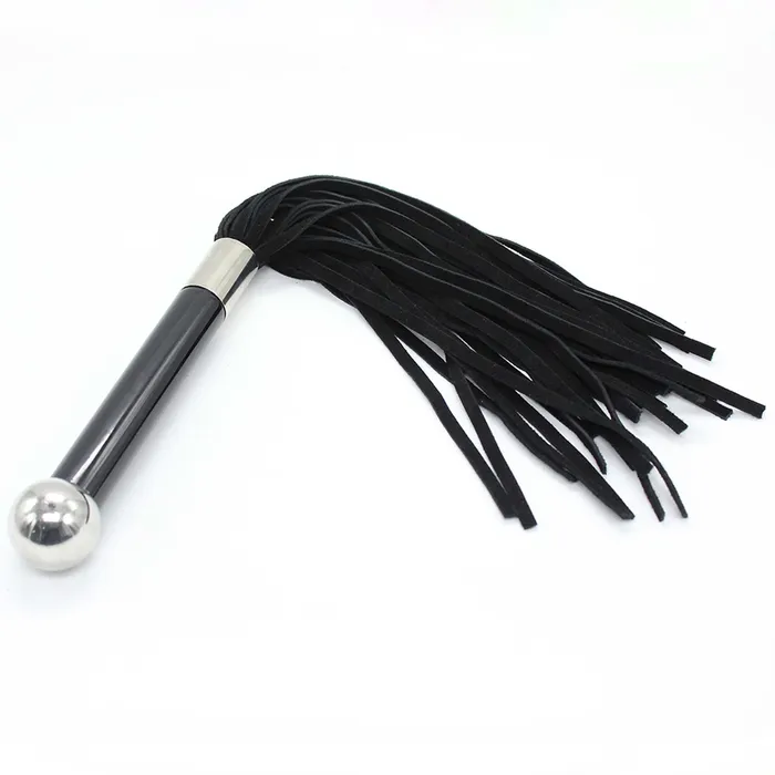 Smart Moves Vibrators Smart Moves PU Lederen Flogger 37 cm Zwart