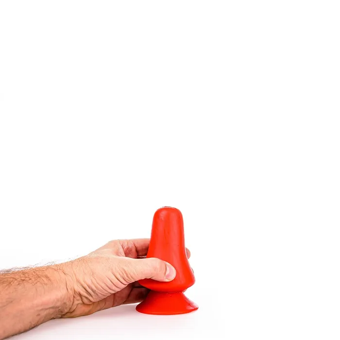 Vibrators | All Black All Red - Buttplug - 12 x 7 cm - Rood