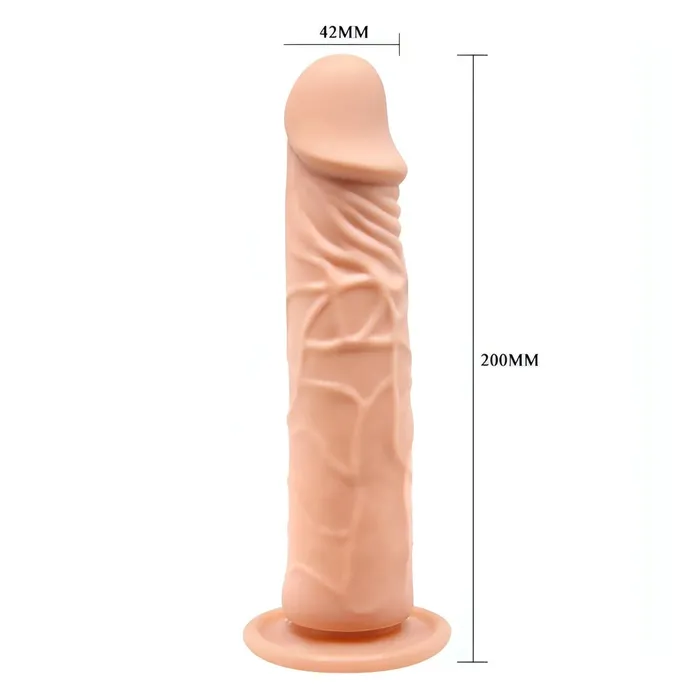 Vibrators | Baile Fallo realistico con ventosa - 20 cm, Rosa Carne