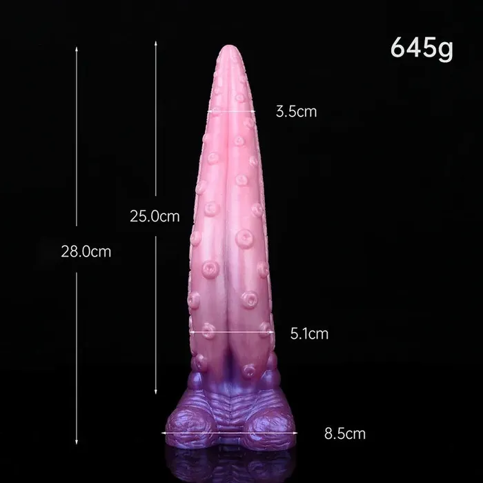 11.02Inch Pink Silicone Tentacle Monster Dildo | Lovetoyshub Dildos