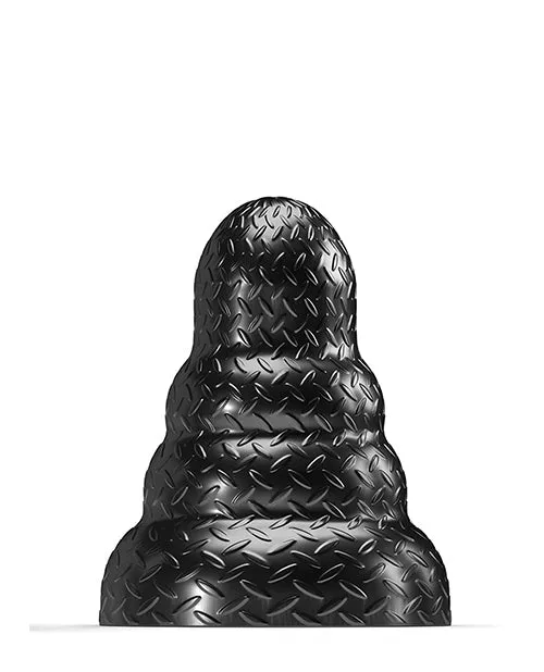 665 Anal | 665 Stretch'r Tripole Butt Plug - Black Metallic