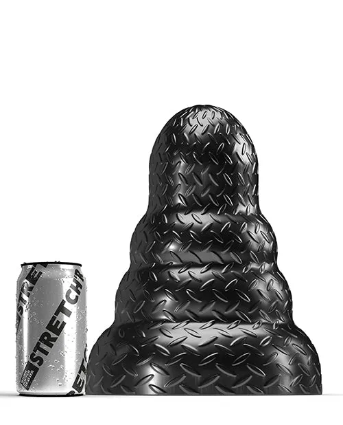 665 Anal | 665 Stretch'r Tripole Butt Plug - Black Metallic