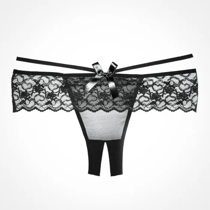 Anal Allure Lingerie Adore Angel Panty One Size Black