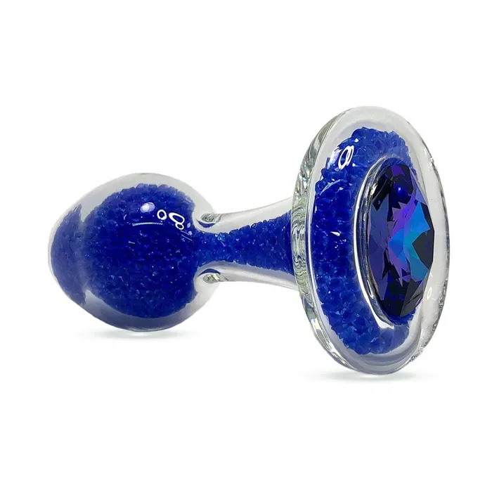 Anal Crystal Delights Crystal Delights Sparkle Plug Blue