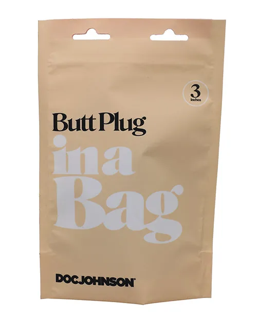 Anal | In A Bag Butt Plug - Black - Doc Johnson