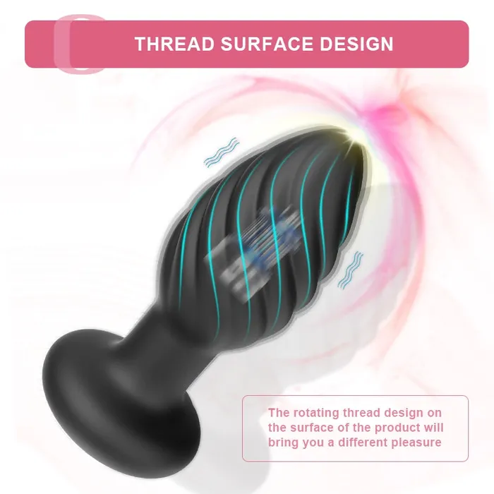 Anal | Lovetoyshub Silicone Butt Plug 10 Vibration Wireless Remote Control Easy To Use