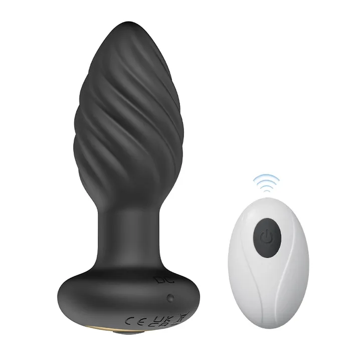 Anal | Lovetoyshub Silicone Butt Plug 10 Vibration Wireless Remote Control Easy To Use