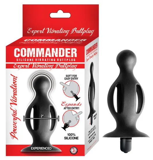 Anal | Nasstoys Commander Expert Vibratin Butt Plug Black