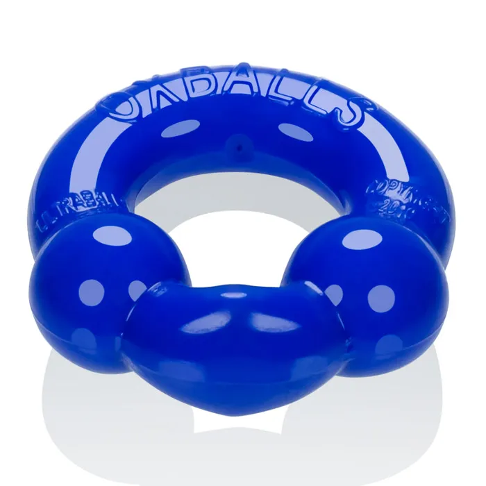 Anal | Oxballs Ultraballs 2- Piece Cockring Set - Black &  Police Blue