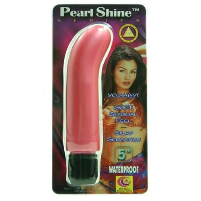 Anal Pearl Shine 5Inch GSpot Pink Golden Triangle