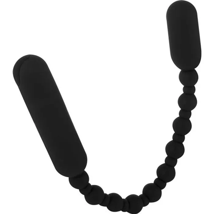 Anal PowerBullet Rechargeable Booty Beads Black