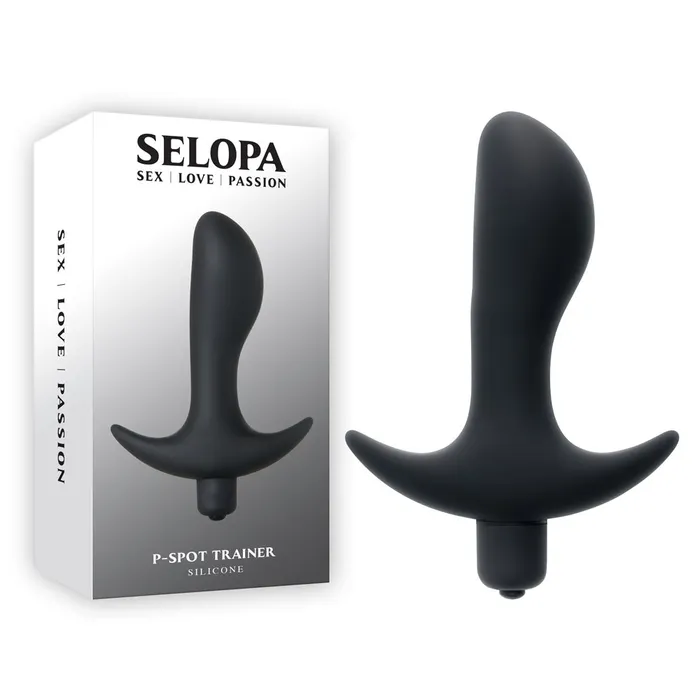 Anal Selopa PSPOT TRAINER Black 127 cm Vibrating Prostate Massager Selopa