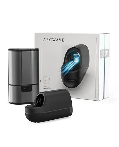 Arcwave Ion Pleasure Air Masturbator Black Wow Tech Male Sex Toys