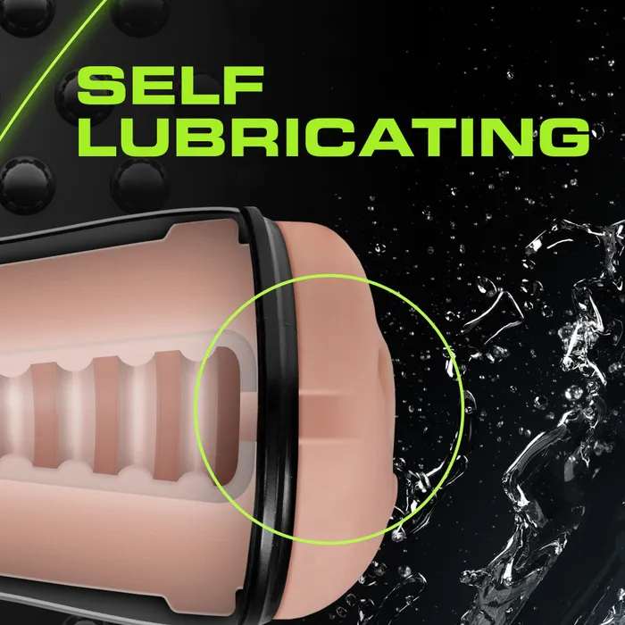 Blush Male Sex Toys | M for Men - Soft and Wet - Pussy With Pleasure Ridges - Self Lubricating Stroker Cup - Vanilla