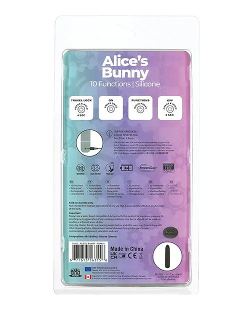 BMS Female Sex Toys | BMS Rabbit Vibrator: Alice's Bunny Bullet