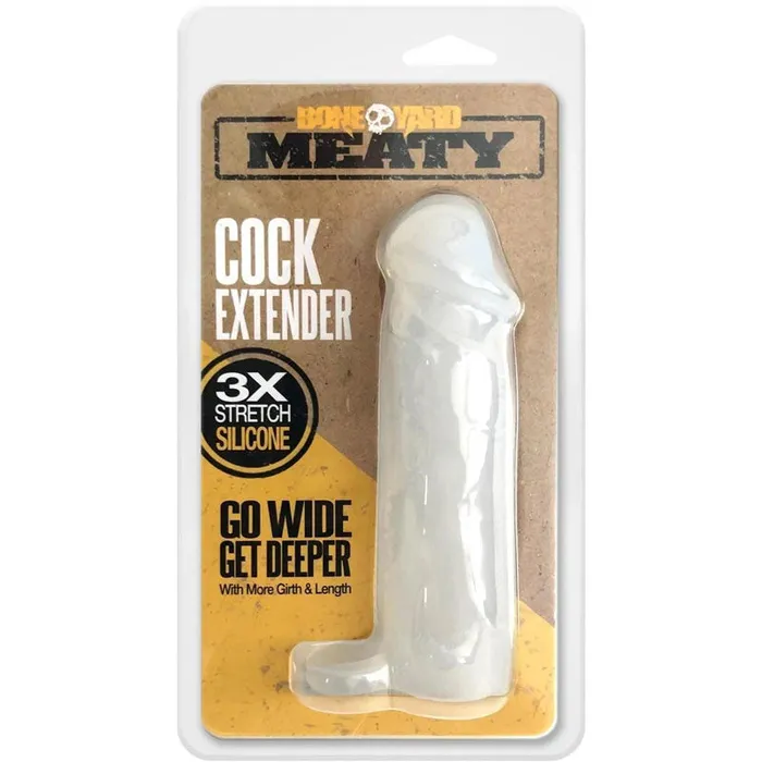 Boneyard Meaty Cock Extender Clearby1062 C1 Releasing Dildos