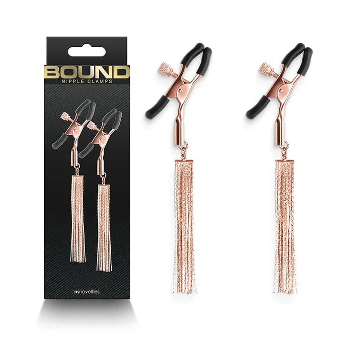 Bound Nipple Clamps D2 Rose Goldnsn130271 NS Novelties Vibrators