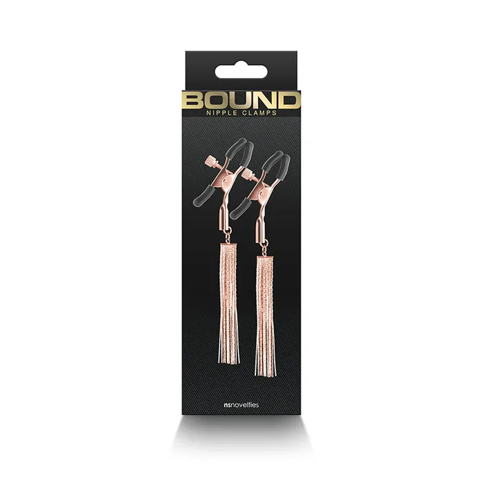 Bound Nipple Clamps - D2 - Rose Gold-(nsn-1302-71) | NS Novelties Vibrators