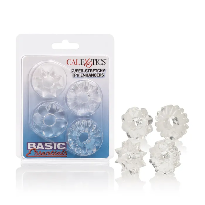 CalExotics Anal | Basic Essentials 4 Pack - Clear