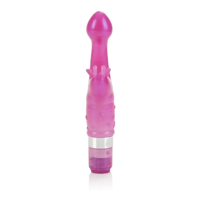 CalExotics Female Sex Toys 9 Function Butterfly Kiss Vibrator Platinum Edition