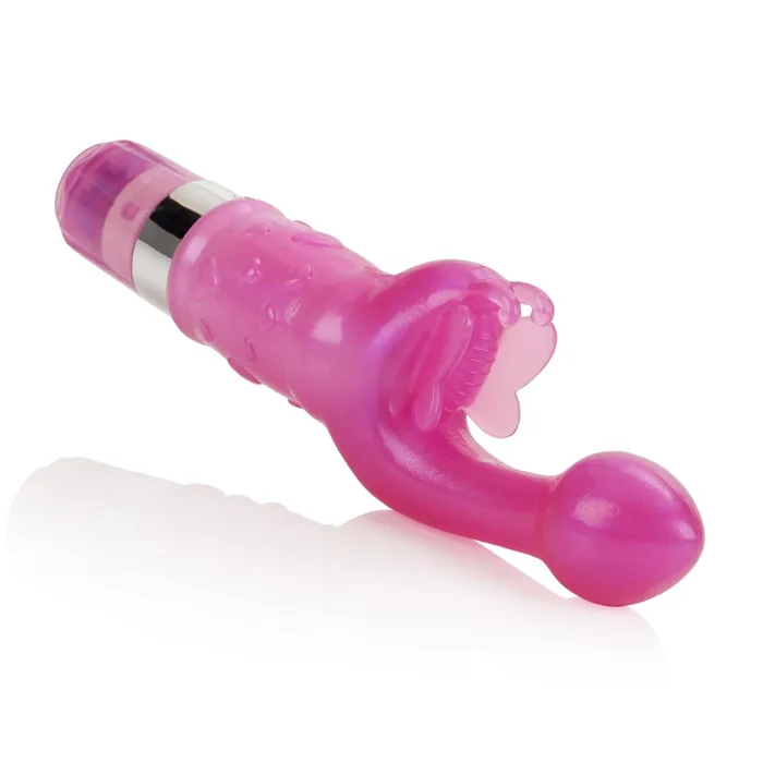 CalExotics Female Sex Toys | 9 Function Butterfly Kiss Vibrator - Platinum Edition